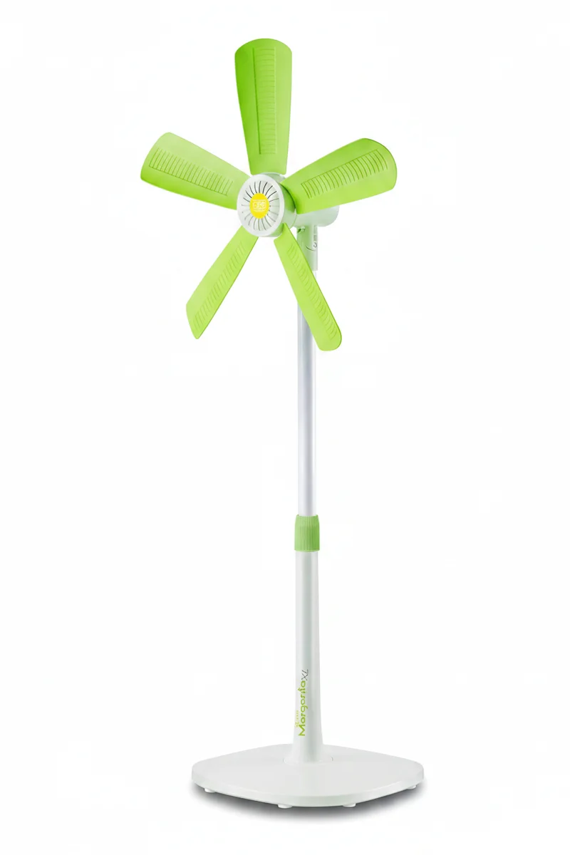 CFG - Ventilatore a Piantana Margarita XL Stand | Ø 50cm | 12W | Pale Magnetiche | Senza Griglia