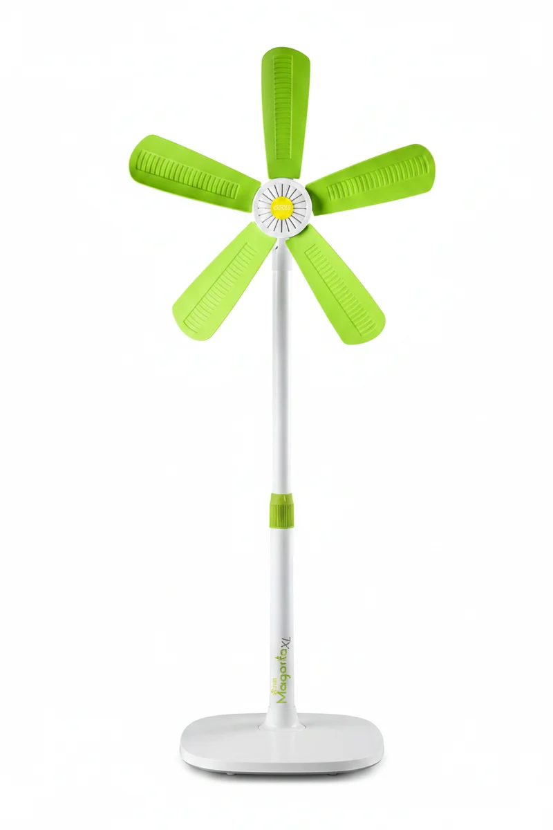 CFG - Ventilatore a Piantana Margarita XL Stand | Ø 50cm | 12W | Pale Magnetiche | Senza Griglia