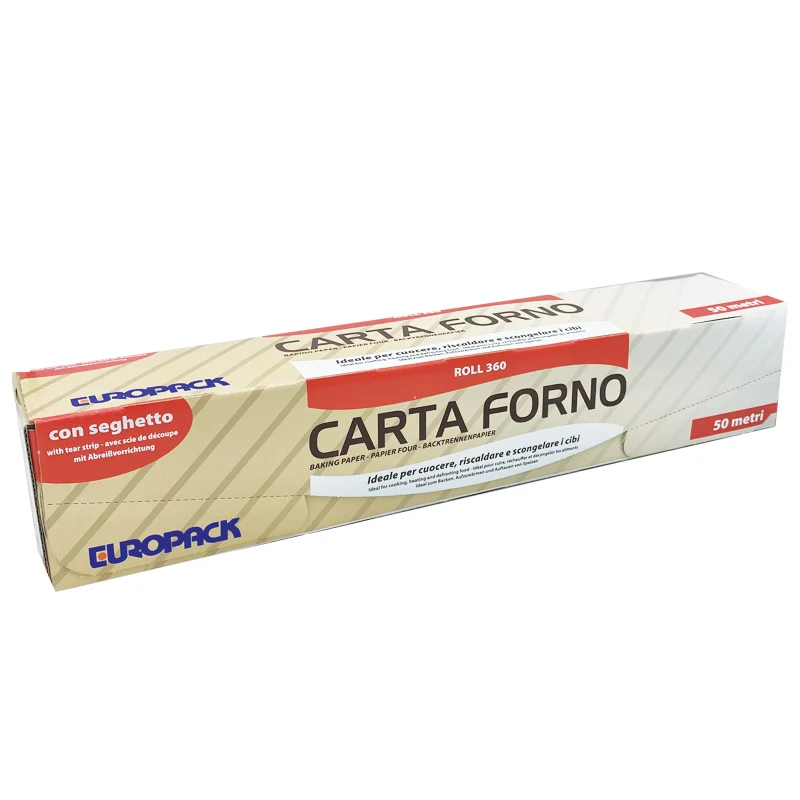 ROTOLO CARTA FORNO CON ASTUCCIO 50 MT