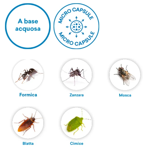 VEBI - Draker 10.2 Insetticida Microincapsulato | Abbattente e Residuale | Zanzare Mosche Blatte Formiche | PMC Reg. Min. 19380
