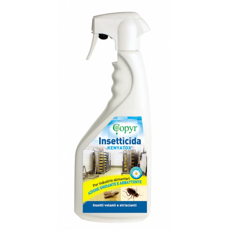 KENYATOX I. A. 1 L Insetticida a base di Piretro naturale formula per industrie alimentari