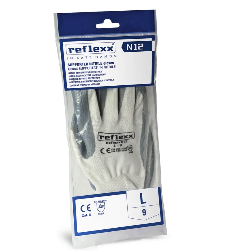 Guanti Supportati In Nitrile Reflexx N12