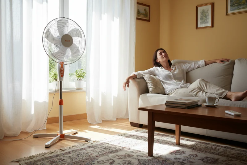 VINCO Ventilatore Piantana | 40W | Ø40cm | 125cm | Telecomando | Timer 7,5h
