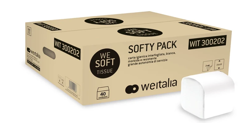 SOFTYPACK | CARTA IGIENICA INTERFOGLIATA