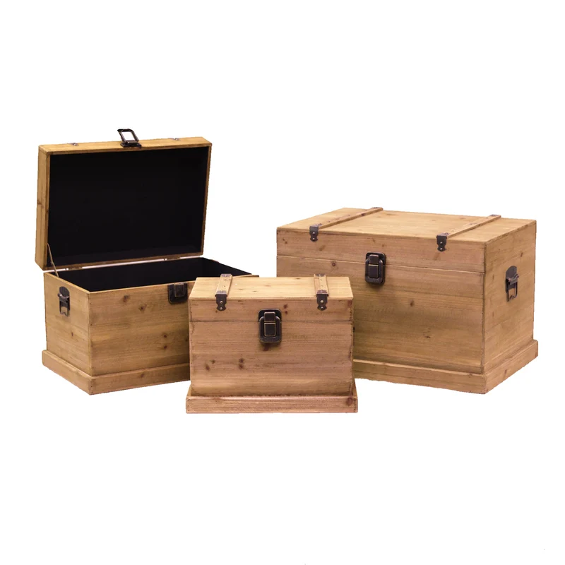 Set 3 Bauli Larghezza 62 cm