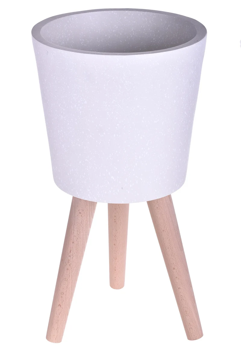 Vaso con Gambe Faggio Misure 40x75 cm