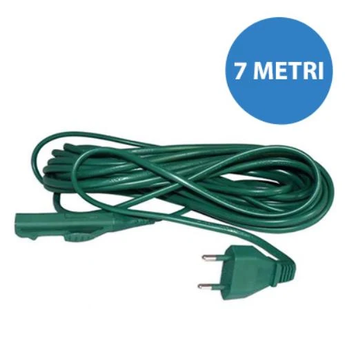 Cavo Elettrico Compatibile per Aspirapolvere Vorwerk Folletto Kobold Vk140 Lunghezza 7 Metri