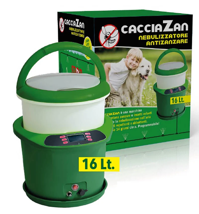 Macchina Nebulizzatore Antizanzare 16 litri a Batteria Vannini CacciaZan