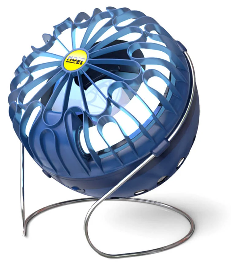 Zanzariera Elettrica ad Aspirazione 32W Moel Moon 3688B Blu