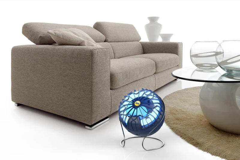 Zanzariera Elettrica ad Aspirazione 32W Moel Moon 3688B Blu