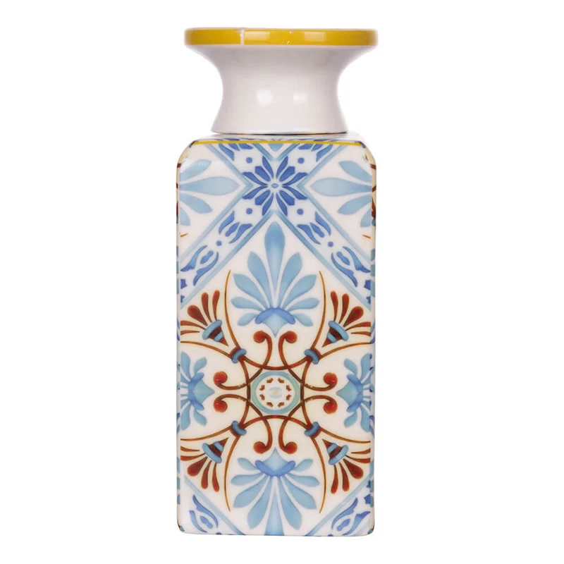 Bottiglia per Profumatore Ambiente 11x6,6x16 cm 600 ml in Ceramica VdE Tivoli 1996 Italian Beauty