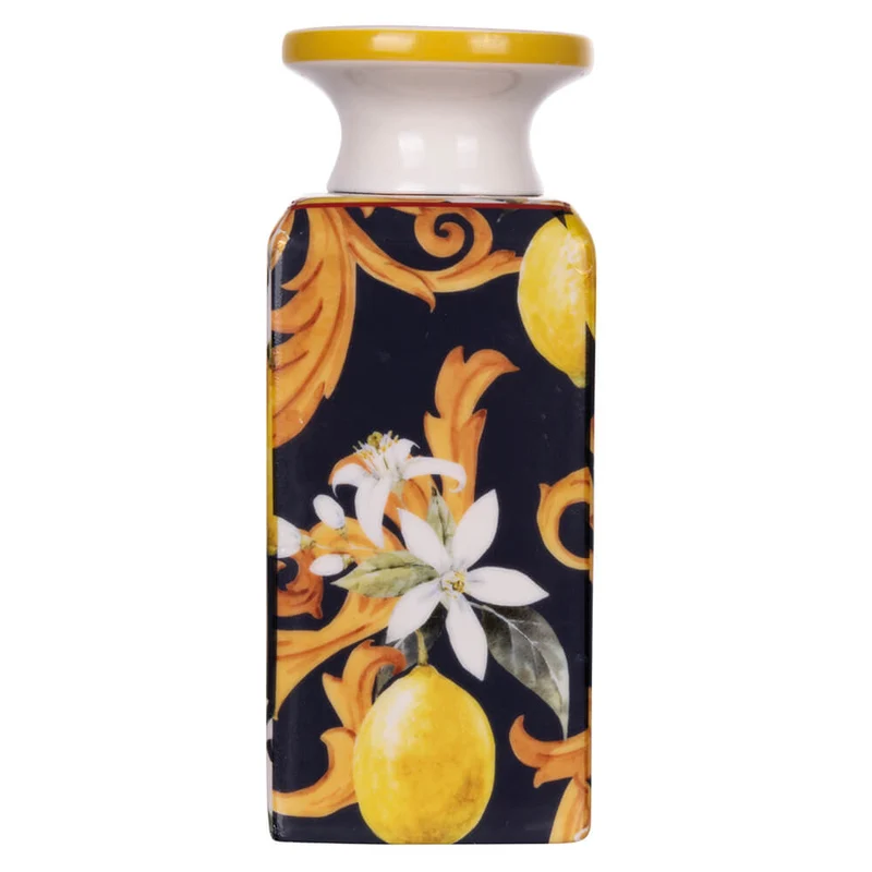 Bottiglia per Profumatore Ambiente 9x5,5x13,2 cm 300 ml in Ceramica VdE Tivoli 1996 Italian Beauty