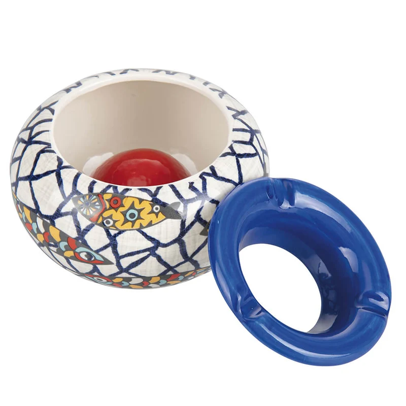 Posacenere Ø12x7 cm in Ceramica VdE Tivoli 1996 Los Cabos