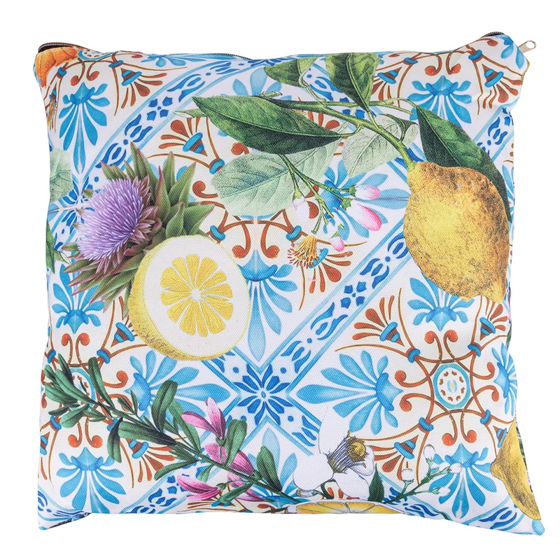 Set 3 Cuscini Decorativi 45x45 cm in Poliestere VdE Tivoli 1996 italian Beauty