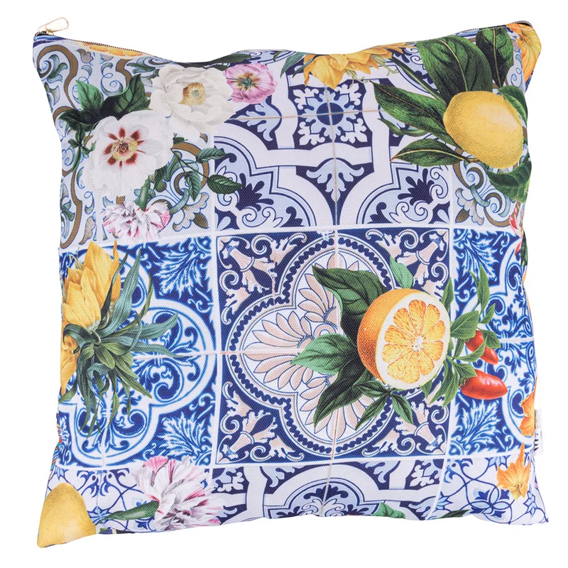 Set 3 Cuscini Decorativi 45x45 cm in Poliestere VdE Tivoli 1996 italian Beauty