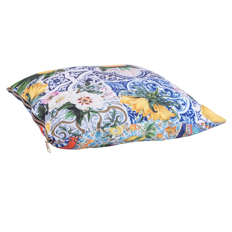 Set 3 Cuscini Decorativi 45x45 cm in Poliestere VdE Tivoli 1996 italian Beauty