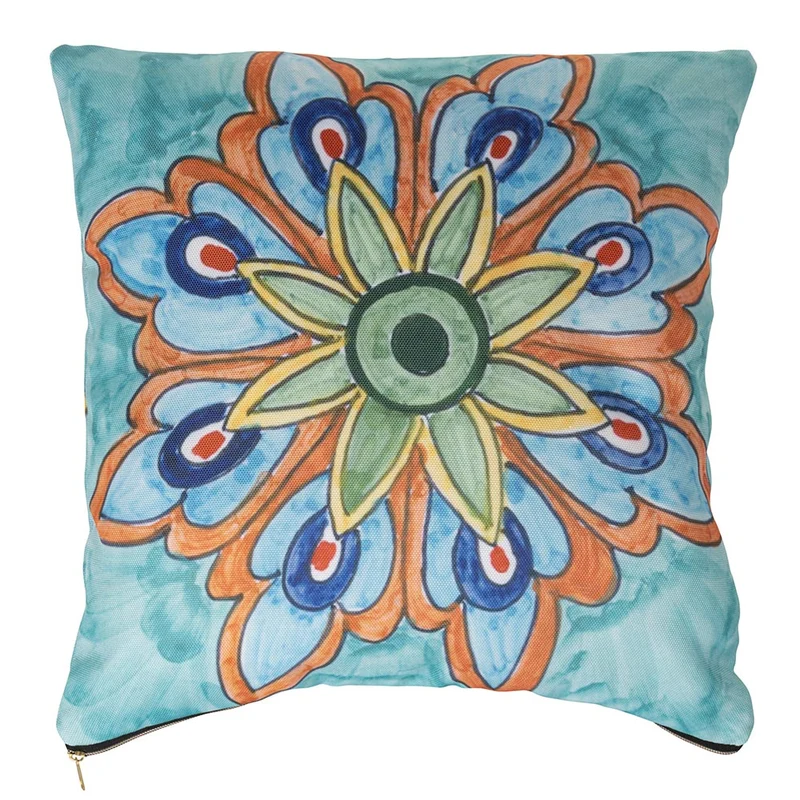 Set 3 Cuscini Decorativi 45x45 cm in Poliestere VdE Tivoli 1996 Infinito