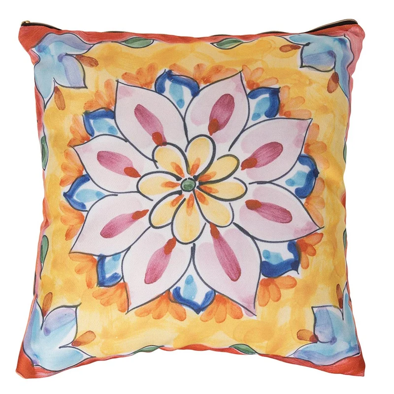Set 3 Cuscini Decorativi 45x45 cm in Poliestere VdE Tivoli 1996 Infinito