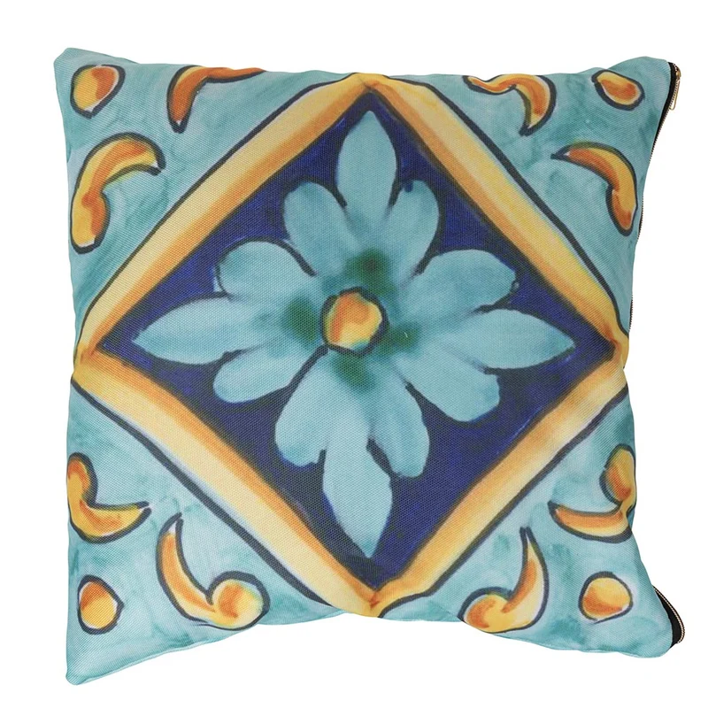 Set 3 Cuscini Decorativi 45x45 cm in Poliestere VdE Tivoli 1996 Infinito
