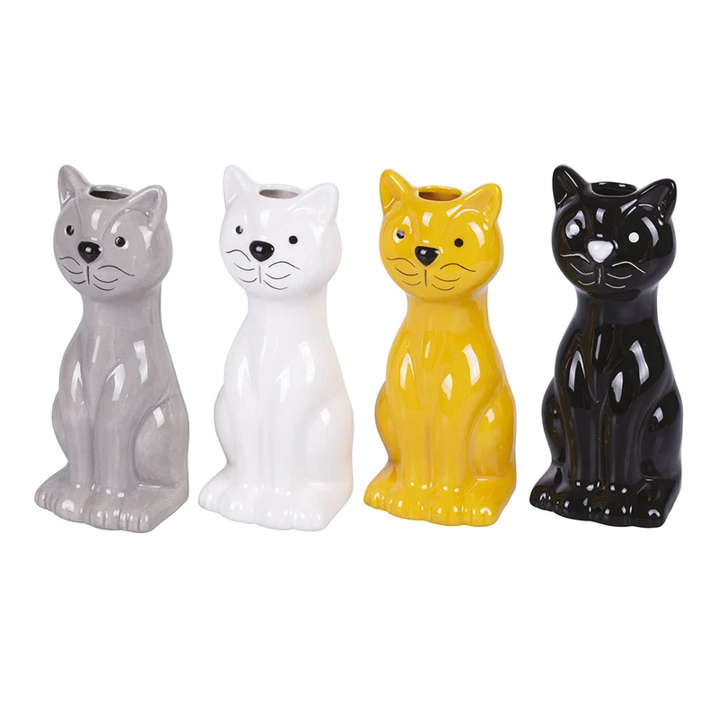 Set 4 Umidificatore per Radiatori 7,6x5,6x18,7 cm in Ceramica VdE Tivoli 1996 Cat