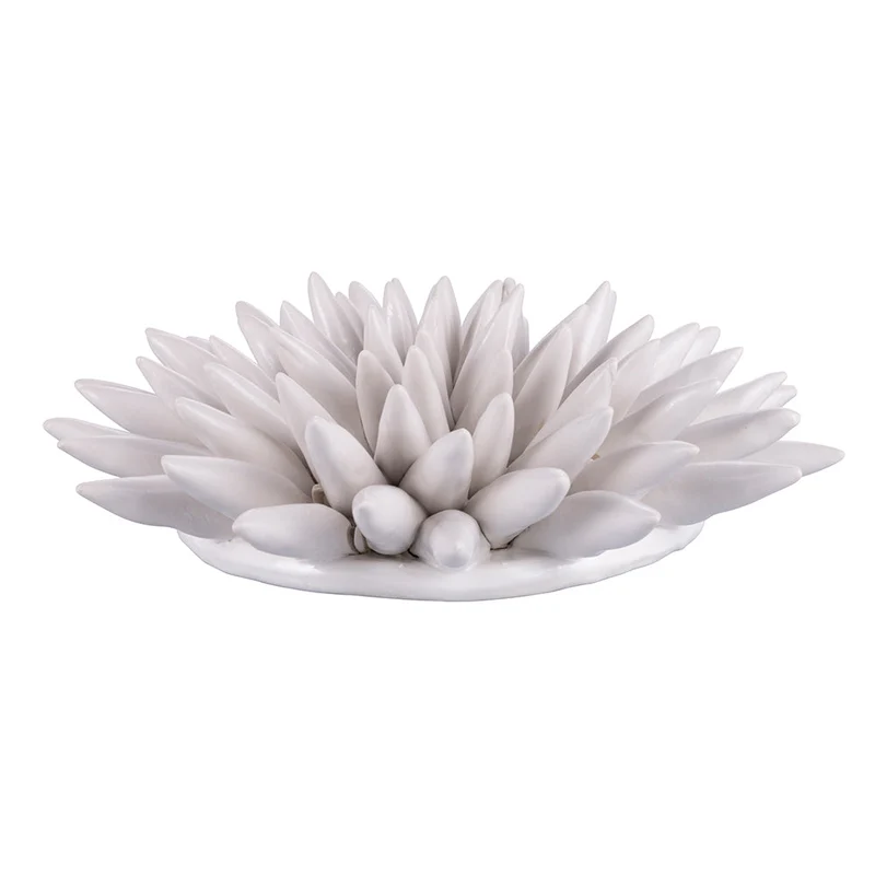 Riccio di Mare Decorativo 20x20x6 cm in Ceramica VdE Tivoli 1996 Fish