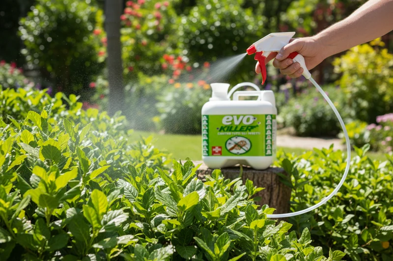 PROCHIMICA - Evokiller Plus EKL/5 | Insetticida Liquido 5L | Cipermetrina | Insetti Volanti e Striscianti | Efficacia 4 Mesi | Solo Esterno