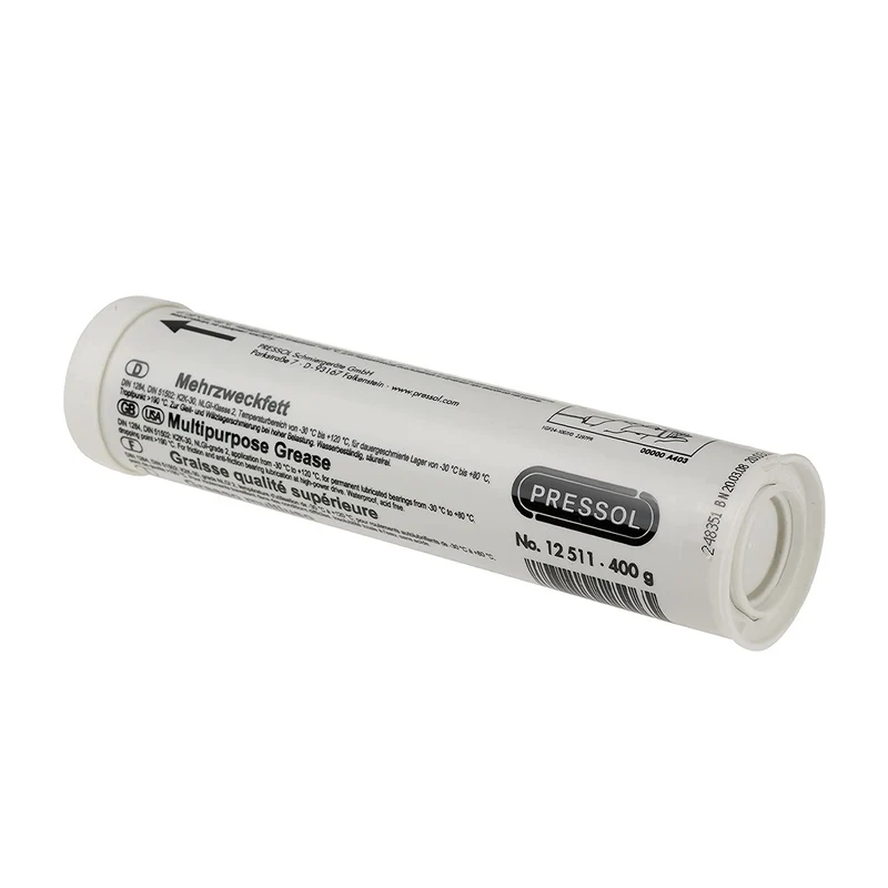 PRESSOL Cartuccia Grasso Multiuso 400gr | Cod. 12 511 | Per Ingrassatori | Resistente Acqua | -30/+120°C