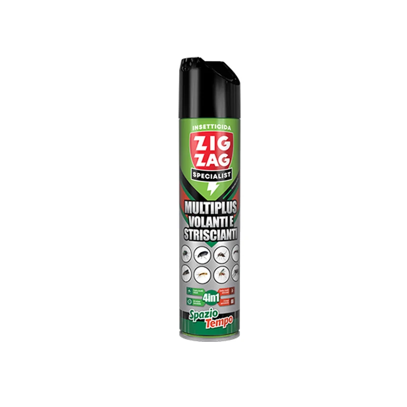 ZIG ZAG - Insetticida Specialist Spaziotempo 4 in 1 | Volanti + Striscianti | Effetto Barriera | 600ml