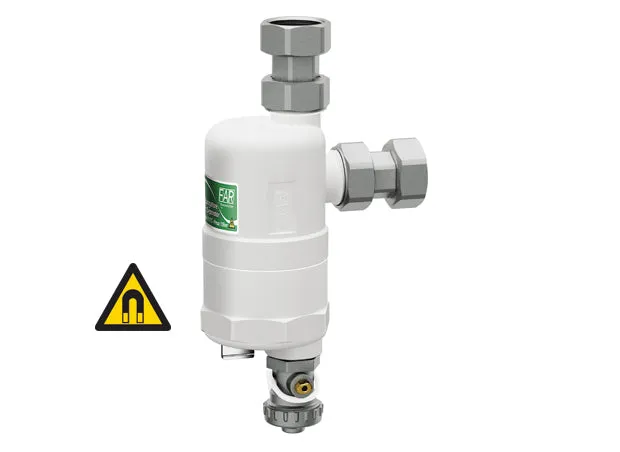 FAR - Defangatore Ultracompatto COMPACTFAR 2275 | Magnete | Ottone | 3/4" F-F | Impianti Termici