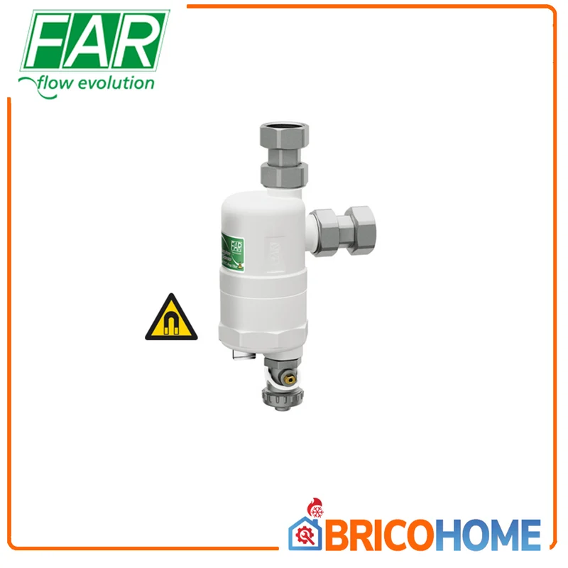 FAR - Defangatore Ultracompatto COMPACTFAR 2275 | Magnete | Ottone | 3/4" F-F | Impianti Termici