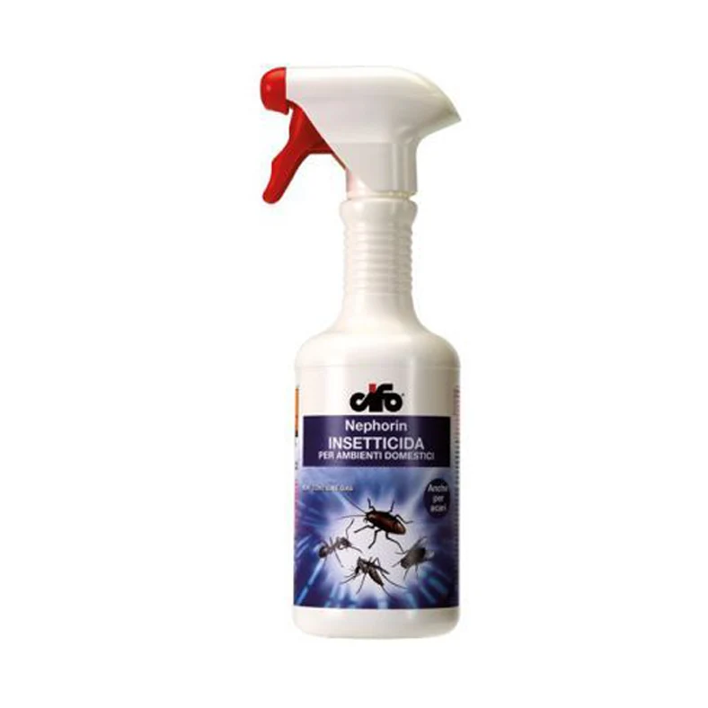 CIFO - Insetticida Nephorin 500ml | Triplice Azione | Blatte Formiche Zanzare | Pronto all'Uso