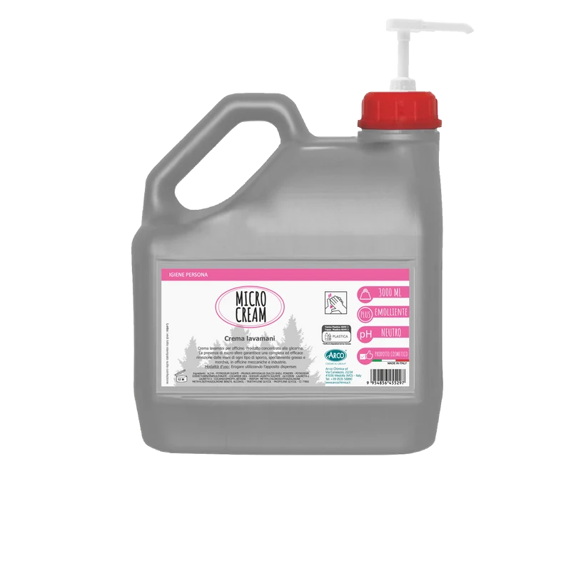 Crema lavamani con microgranuli per officina Arco Chimica Microcream 3 litri DISPONIBILE IN 10 GIORNI LAVORATIVI