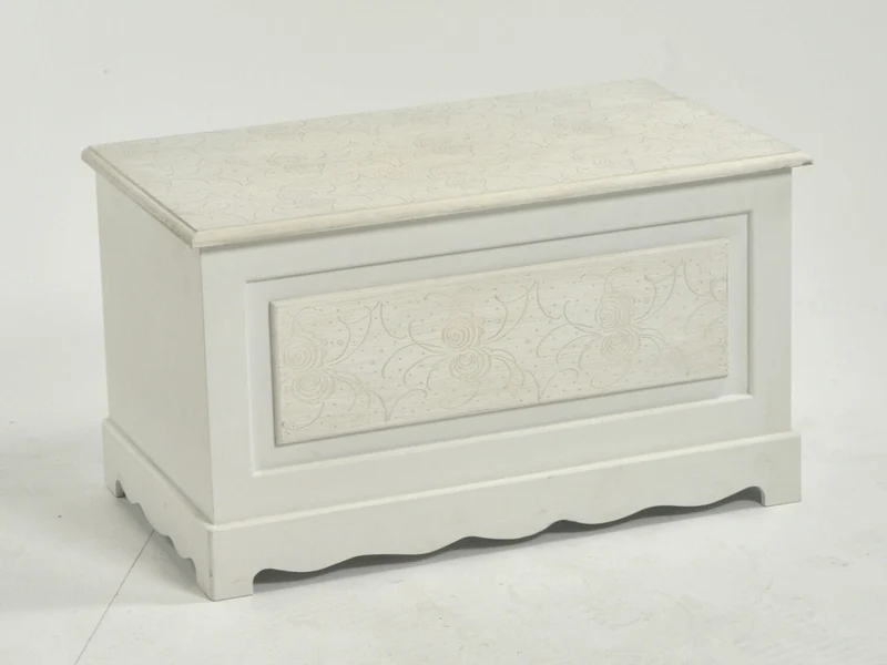 Cassapanca in MDF 70x40H40cm Lipsia