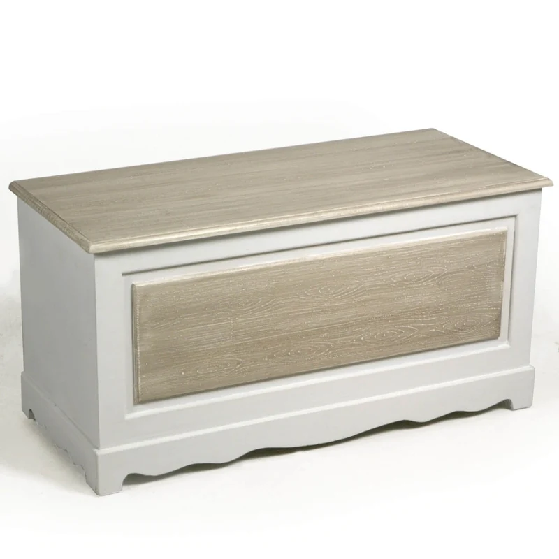 Cassapanca in Legno 70x40H40cm Amburgo