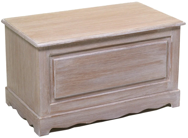 Cassapanca Baule Rettangolare in Legno Stoccarda