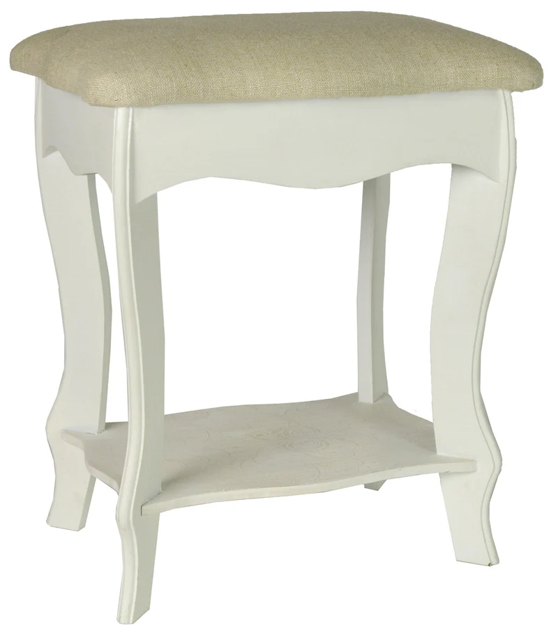 Pouf in Legno Seduta Imbottita Lipsia