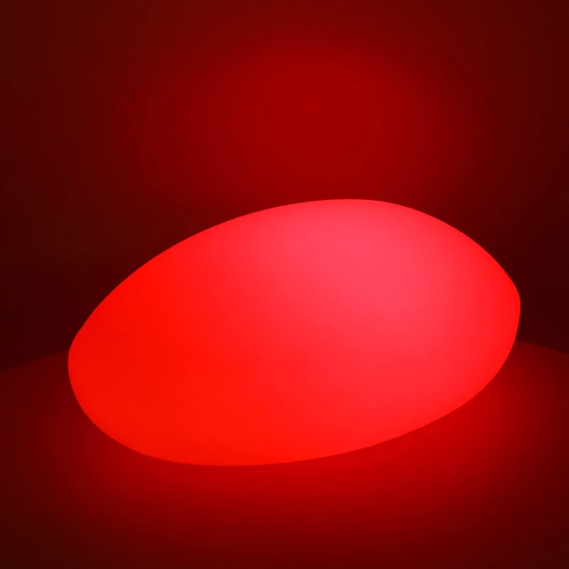Lampada 12 Led Multicolor 51x37x20 cm in Polietilene Bianca