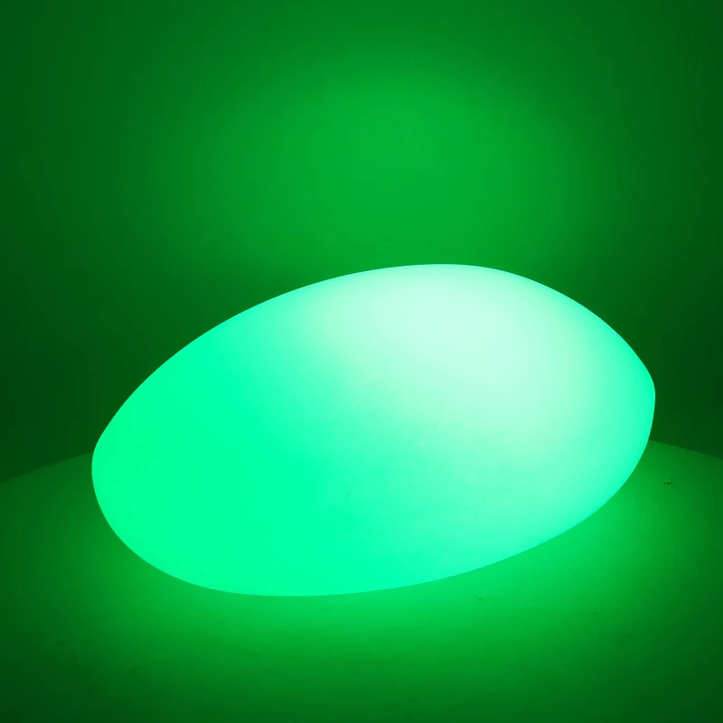 Lampada 12 Led Multicolor 40x30x15 cm in Polietilene Bianca