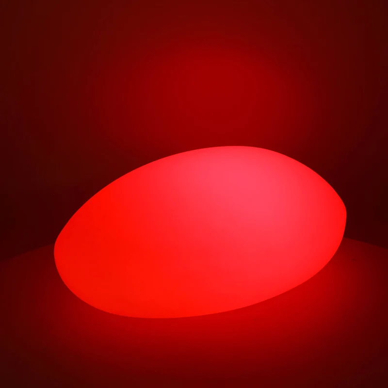 Lampada 12 Led Multicolor 40x30x15 cm in Polietilene Bianca