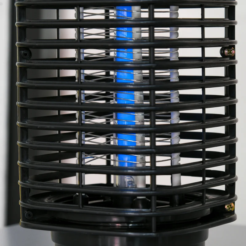 Zanzariera Elettrica 3W con Luce UV per Interno ed Esterno Nero