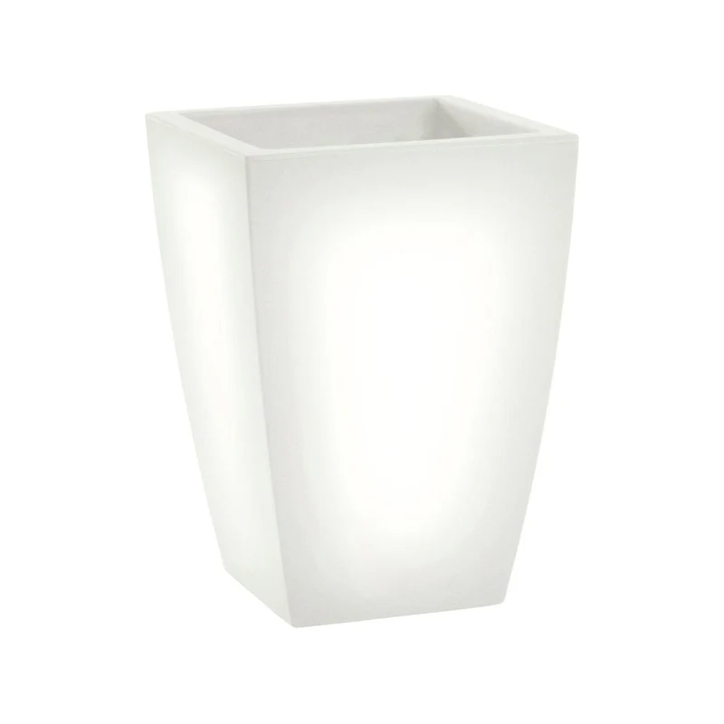 Vaso Luminoso da Giardino a LED 40x40x57 cm in Resina 5W Jasmine Bianco Freddo