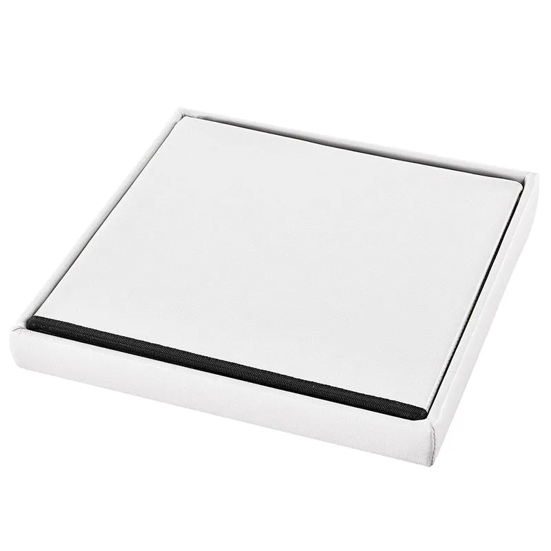 Pouf Panca Contenitore con Coperchio Rizzetti James Bianco