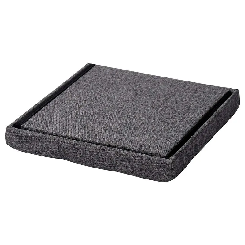 Pouf Contenitore con Coperchio in Tessuto Rizzetti Wing Grigio