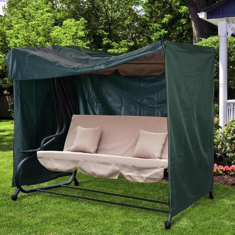 Telo di Copertura per Dondolo da Giardino in Tessuto Oxford 205x124x164 cm Cover