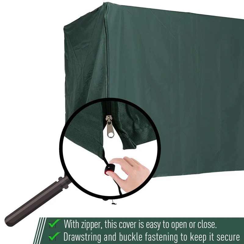 Telo di Copertura per Dondolo da Giardino in Tessuto Oxford 205x124x164 cm Cover