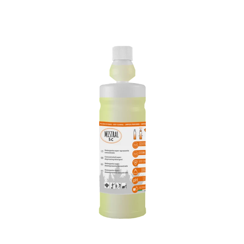 Detergente ad alto potere sgrassante concentrato Arco Chimica Mistral 5-C 6x1 litro DISPONIBILE IN 10 GIORNI LAVORATIVI