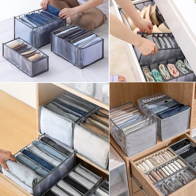 Cube Storage Organizer with Drawer Dividers for Clothing and Closet Organization