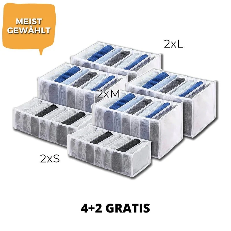 Cube Storage Organizer with Drawer Dividers for Clothing and Closet Organization