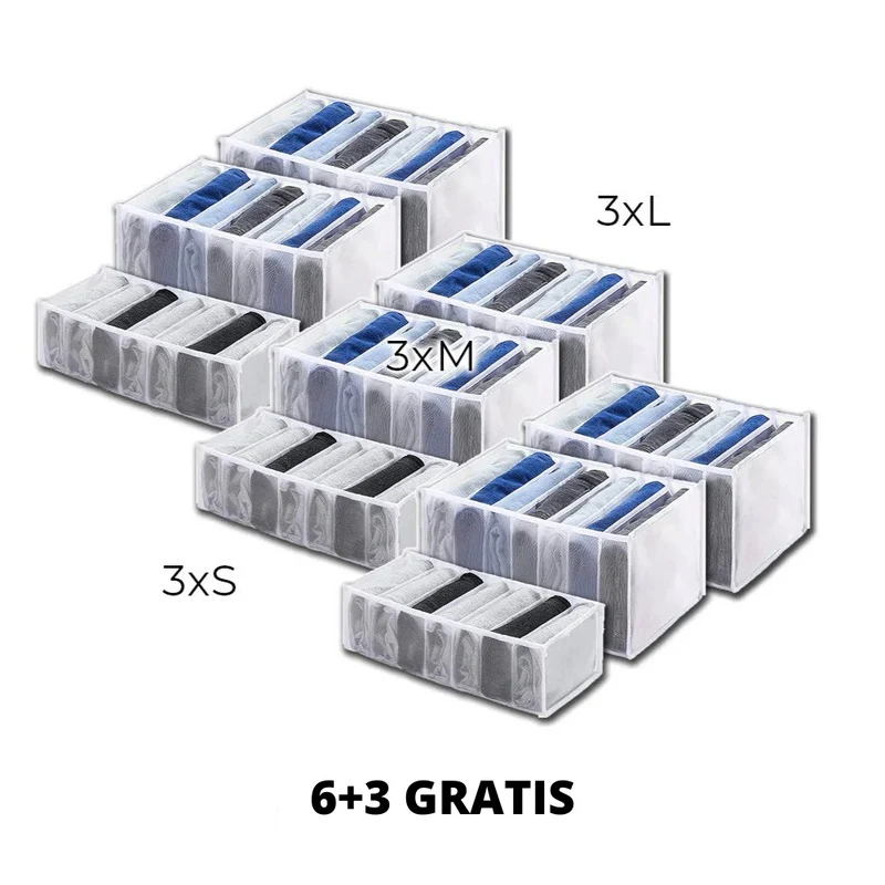 Cube Storage Organizer with Drawer Dividers for Clothing and Closet Organization