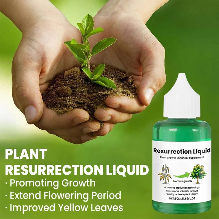 Liquid Plant Growth and Rooting Stimulator 50ml Green Plant Fertilizer Dispenser Bottle